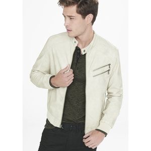 Express faux leather bomber jacket XS